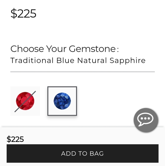 Sapphire Knot Infinity Necklace in Sterling Silver - Picture 5 of 7